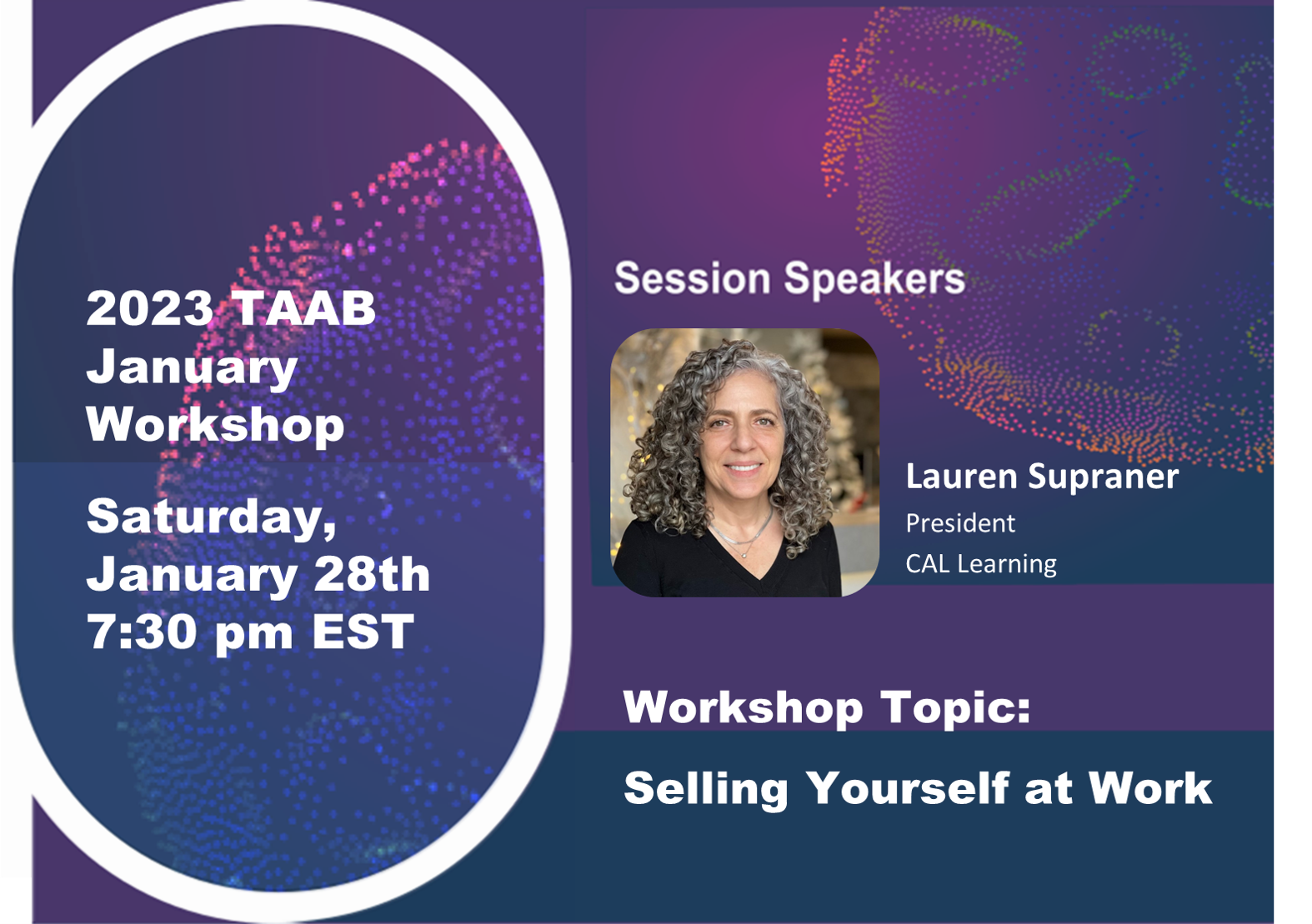 You are currently viewing 2023 January Workshop – Selling Yourself at Work
